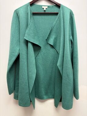 4 for $25 💚 Talbots Draped Wool Blend Open Front Cardigan Size XL 💚